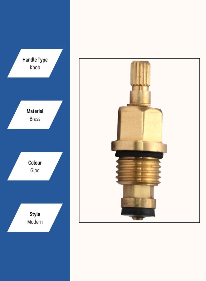 NEW WARE قرص استبدال محور صنبور نيو وير® لنوع جاكوار كونتيننتال | صمام صنبور الماء الساخن والبارد | محور رفع من نوع جال 15 مم | قطع غيار صنابير الحمامات والمطابخ - Image 5